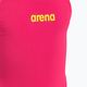 Arena Team Swim Tech Solid freak rose/soft green vaikiškas vientisas maudymosi kostiumėlis 3