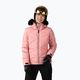 Moteriška slidinėjimo striukė Rossignol Staci pastelinės rožinės spalvos