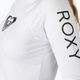 Moterų maudymosi marškinėliai ilgomis rankovėmis ROXY Whole Hearted bright white 5