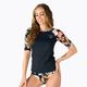 ROXY Beach Classics moteriški maudymosi marškinėliai antracitas/island vibes