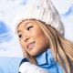 Moteriška snieglenčių kepurė ROXY Chloe Kim Beanie bright white 7