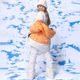 Moteriška snieglenčių striukė ROXY Chloe Kim Puffy mock orange 7