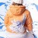 Moteriška snieglenčių striukė ROXY Chloe Kim Puffy mock orange 8