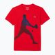 Lacoste Tennis X Novak Djokovic raudonųjų serbentų marškinėlių ir kepurės rinkinys 4