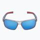 Julbo Renegade Polarized 3Cf blizgūs permatomi pilki/mėlyni akiniai nuo saulės J4999420 3