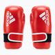 adidas Point Fight bokso pirštinės Adikbpf100 raudona ir balta ADIKBPF100