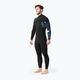 Vyriškas plaukimo kostiumas Picture Equation Print 4/3 mm black 7