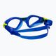 Aquasphere Kayenne 2022 mėlyni/geltoni/skaidrūs vaikiški plaukimo akiniai 4