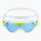 Aquasphere Vista skaidri/šviesiai žalia/mėlyna vaikiška plaukimo kaukė MS5080031LB 2