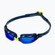 Aquasphere Xceed 2022 tamsiai mėlyni / tamsiai mėlyni / veidrodiniai mėlyni plaukimo akiniai 6