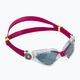 Aquasphere Kayenne Compact skaidrūs / aviečių spalvos vaikiški plaukimo akiniai