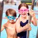 Aquasphere Seal Kid 2 rožinė/rožinė/skaidri vaikiška plaukimo kaukė 6