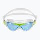 Aquasphere Vista skaidri / ryškiai žalia / mėlyna vaikiška plaukimo kaukė MS5630031LB 2