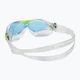 Aquasphere Vista skaidri / ryškiai žalia / mėlyna vaikiška plaukimo kaukė MS5630031LB 4