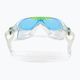 Aquasphere Vista skaidri / ryškiai žalia / mėlyna vaikiška plaukimo kaukė MS5630031LB 8