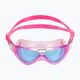Aquasphere Vista vaikiška plaukimo kaukė rožinė/balta/mėlyna MS5630209LB 2