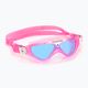 Aquasphere Vista vaikiška plaukimo kaukė rožinė/balta/mėlyna MS5630209LB 6