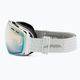 Alpina Granby QV balti blizgūs auksiniai slidinėjimo akiniai 3