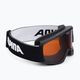 Alpina Piney juodi matiniai/oranžiniai vaikiški slidinėjimo akiniai