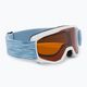 Alpina Piney vaikiški slidinėjimo akiniai balti / žydrai mėlyni matiniai / oranžiniai