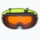 Alpina Nakiska juodi-neoniniai/dh slidinėjimo akiniai 2