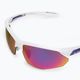 Dviratininko akiniai Alpina Defey HR balti/violetiniai/violetiniai veidrodžiai 5