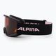 Alpina Piney vaikiški slidinėjimo akiniai juodi/rožiniai matiniai/oranžiniai 4