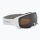 Alpina Double Jack Mag Q-Lite balti blizgūs / veidrodiniai juodi slidinėjimo akiniai 6
