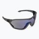 Alpina S-Way VM mėnulio pilkumo matiniai/mėlyni veidrodiniai dviratininkų akiniai