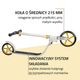 Hudora Bigwheel 215 motoroleris smėlio spalvos 14127 10