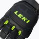 LEKI Worldcup Race Flex S Speed System vyriškos slidinėjimo pirštinės juoda-žalia 649802301080 5
