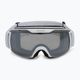 Slidinėjimo akiniai UVEX Downhill 2000 S LM balti matiniai / veidrodiniai sidabriniai / skaidrūs 55/0/438/1026 2