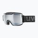 UVEX Downhill 2000 S LM slidinėjimo akiniai juodi matiniai / veidrodiniai sidabriniai / skaidrūs 55/0/438/2026 6