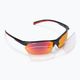 UVEX Sportstyle 114 pilkai raudoni matiniai, veidrodiniai raudoni, veidrodiniai oranžiniai, skaidrūs akiniai nuo saulės 53/0/939/5316 6