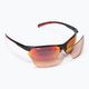 UVEX Sportstyle 114 pilkai raudoni matiniai, veidrodiniai raudoni, veidrodiniai oranžiniai, skaidrūs akiniai nuo saulės 53/0/939/5316 7