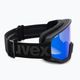 Slidinėjimo akiniai UVEX Athletic CV black mat/mirror blue colorvision green 55/0/527/20