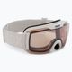 Slidinėjimo akiniai UVEX Downhill 2000 S V balti/veidrodiniai sidabriniai/variomatiniai skaidrūs 55/0/448/10