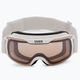Slidinėjimo akiniai UVEX Downhill 2000 S V balti/veidrodiniai sidabriniai/variomatiniai skaidrūs 55/0/448/10 2