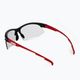 UVEX Sportstyle 802 V juodai raudoni balti/variomatiniai dūminiai dviratininkų akiniai 53/0/872/2301 2