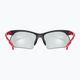 UVEX Sportstyle 802 V juodai raudoni balti/variomatiniai dūminiai dviratininkų akiniai 53/0/872/2301 9