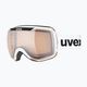 Slidinėjimo akiniai UVEX Downhill 2000 V white/mirror silver variomatic 55/0/123/11 7