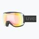 UVEX Downhill 2100 V slidinėjimo akiniai juodi matiniai/veidrodiniai vaivorykštiniai variomatiniai/skaidrūs 55/0/391/2030 8