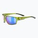 UVEX Sportstyle 233 P žali matiniai/poliariniai veidrodiniai žali dviratininkų akiniai S5320977770 5