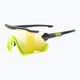 UVEX Sportstyle 228 juodai geltoni matiniai / veidrodiniai geltoni dviratininko akiniai 53/2/067/2616 5