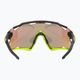UVEX Sportstyle 228 juodai geltoni matiniai / veidrodiniai geltoni dviratininko akiniai 53/2/067/2616 8