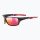 UVEX Sportstyle 232 P juodi matiniai raudoni/poliariniai veidrodiniai raudoni dviratininkų akiniai S5330022330 5