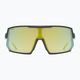 UVEX Sportstyle 235 sunbee juodi matiniai / veidrodiniai geltoni dviratininkų akiniai 53/3/003/2616 2