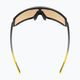 UVEX Sportstyle 235 sunbee juodi matiniai / veidrodiniai geltoni dviratininkų akiniai 53/3/003/2616 4