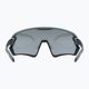UVEX Sportstyle 231 2.0 pilkai juodi matiniai/veidrodiniai sidabriniai dviratininko akiniai 53/3/026/2506 9