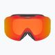 UVEX Evidnt Attract CV S2 slidinėjimo akiniai juodi matiniai / veidrodiniai raudoni / oranžiniai / skaidrūs 2